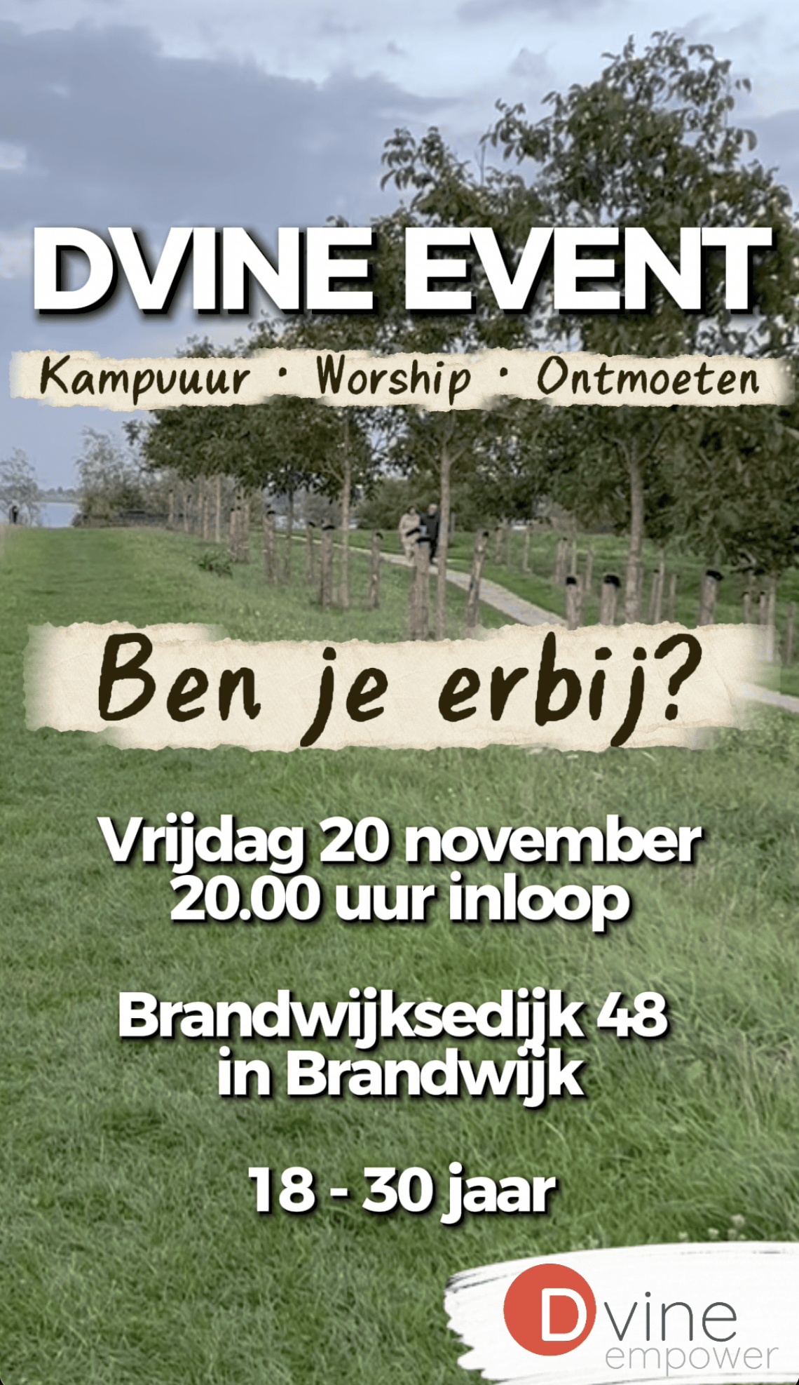 Dvine Event vrijdag 9 oktober 2026, Graafland 50 in Groot-Ammers